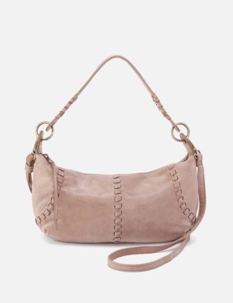 Opal Mini Shoulder in Buffed Leather - Hazel