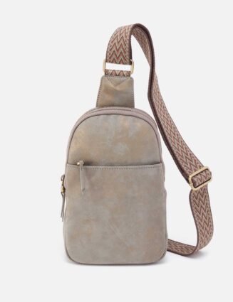 Cass Sling in Nubuck Leather - Golden Granite