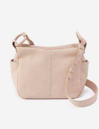 Sheila Crossbody In Pebbled Leather - Stonewash