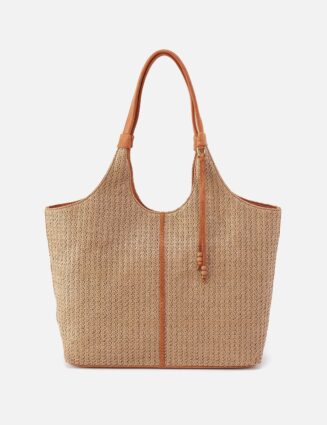 La Jolla Tote In Woven Straw - Meadow Woven Straw