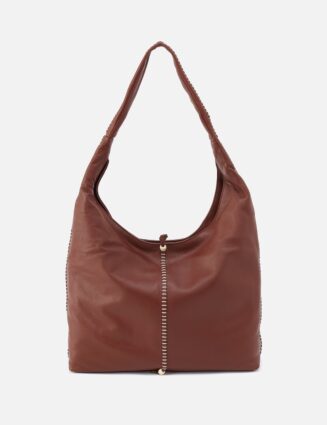 La Jolla Hobo In Cloud Leather - Cocoa Bean