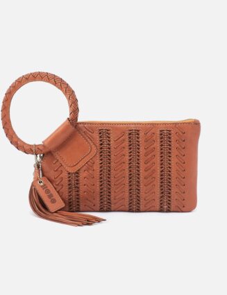 Sable Wristlet in Washed Leather - Harvest Wheat